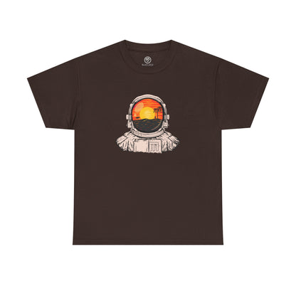 Astronaut Beach T-Shirt – Summer Space Explorer Tee