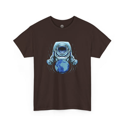 Astronaut Galaxy T-Shirt – Blue Cosmic Space Tee