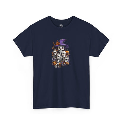 Haunted Skeleton Coven Tee – Witchy Halloween Graphic Shirt