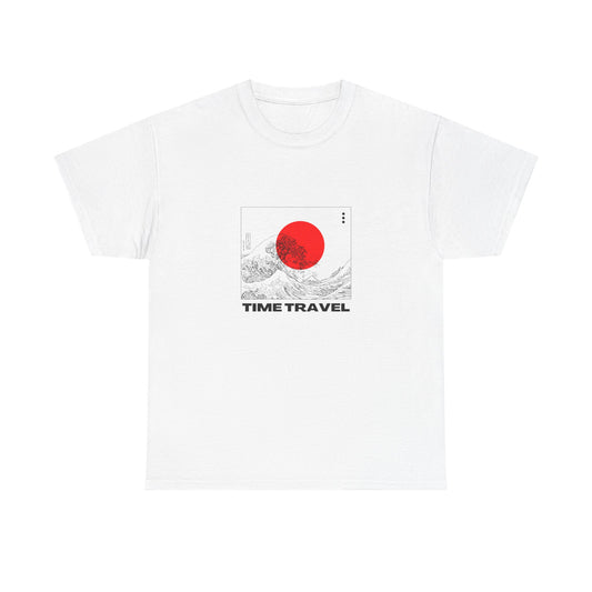 Time Travel Waves Tee – Japanese Red Sun Shirt