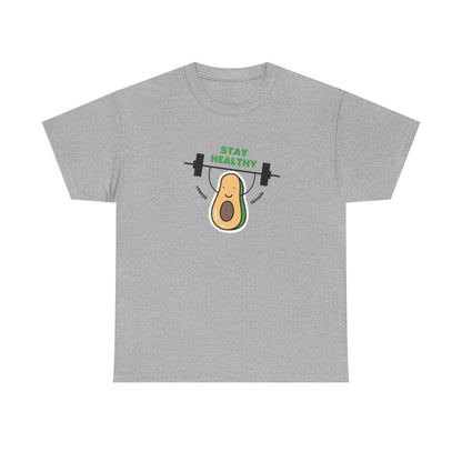 Stay Healthy Avocado Tee – Positive Cotton T-Shirt