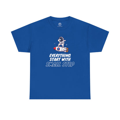 Small Step Astronaut Tee – Motivational Space Shirt