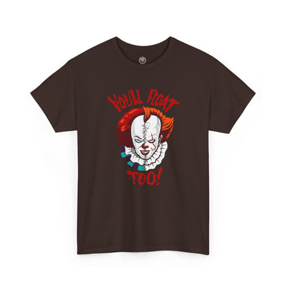 Evil Clown Face Tee – Dark Circus Horror Graphic Shirt