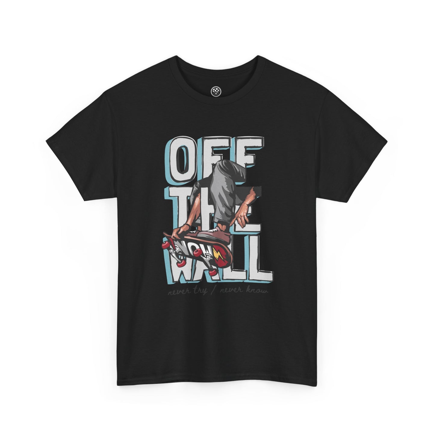 Skate Off the Wall Tee – Streetwear Graphic Shirt