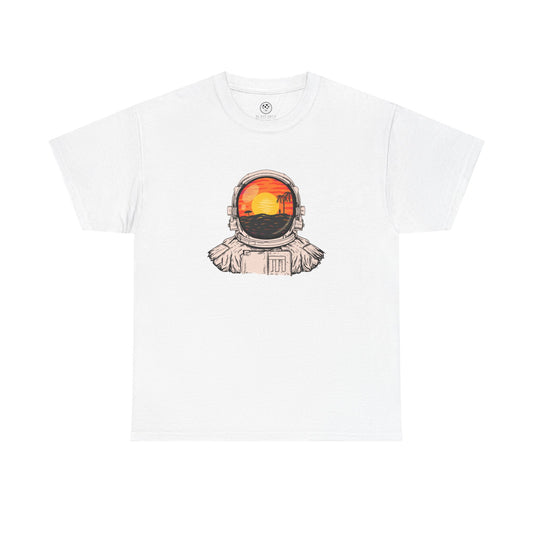 Astronaut Beach T-Shirt – Summer Space Explorer Tee