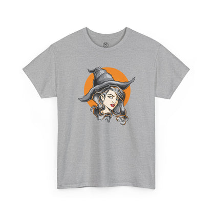 Witching Hour Tee – Mystical Sorceress Graphic Shirt