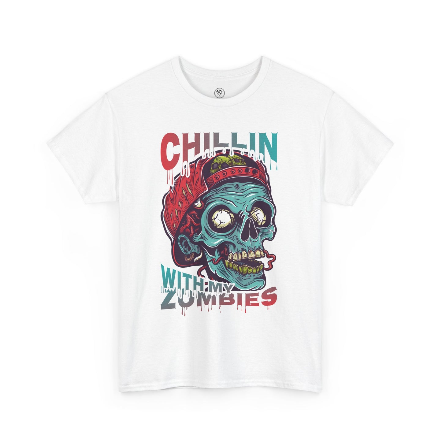 Chillin’ Zombie Attack Tee – Relaxed Horror Shirt