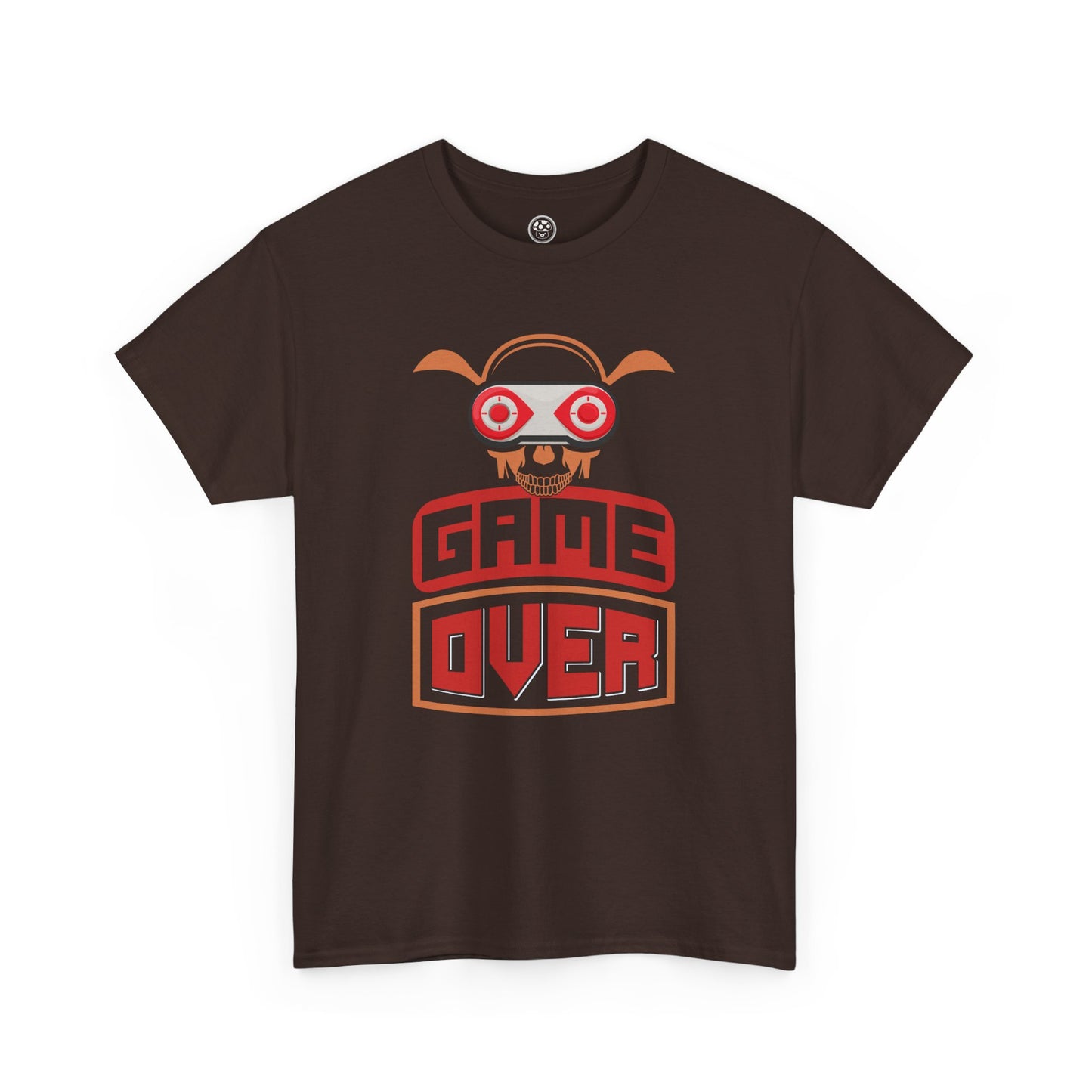 Retro Game Over Skull Tee – Funny Gamer Shirt