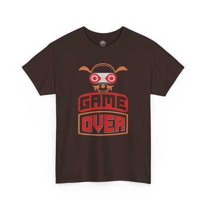 Retro Game Over Skull Tee – Funny Gamer Shirt