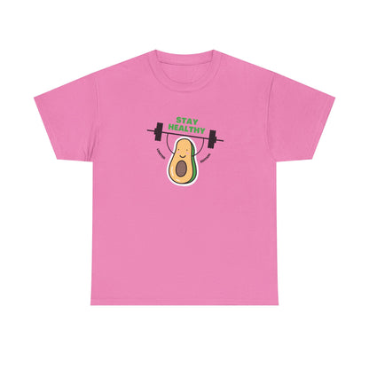 Stay Healthy Avocado Tee – Positive Cotton T-Shirt
