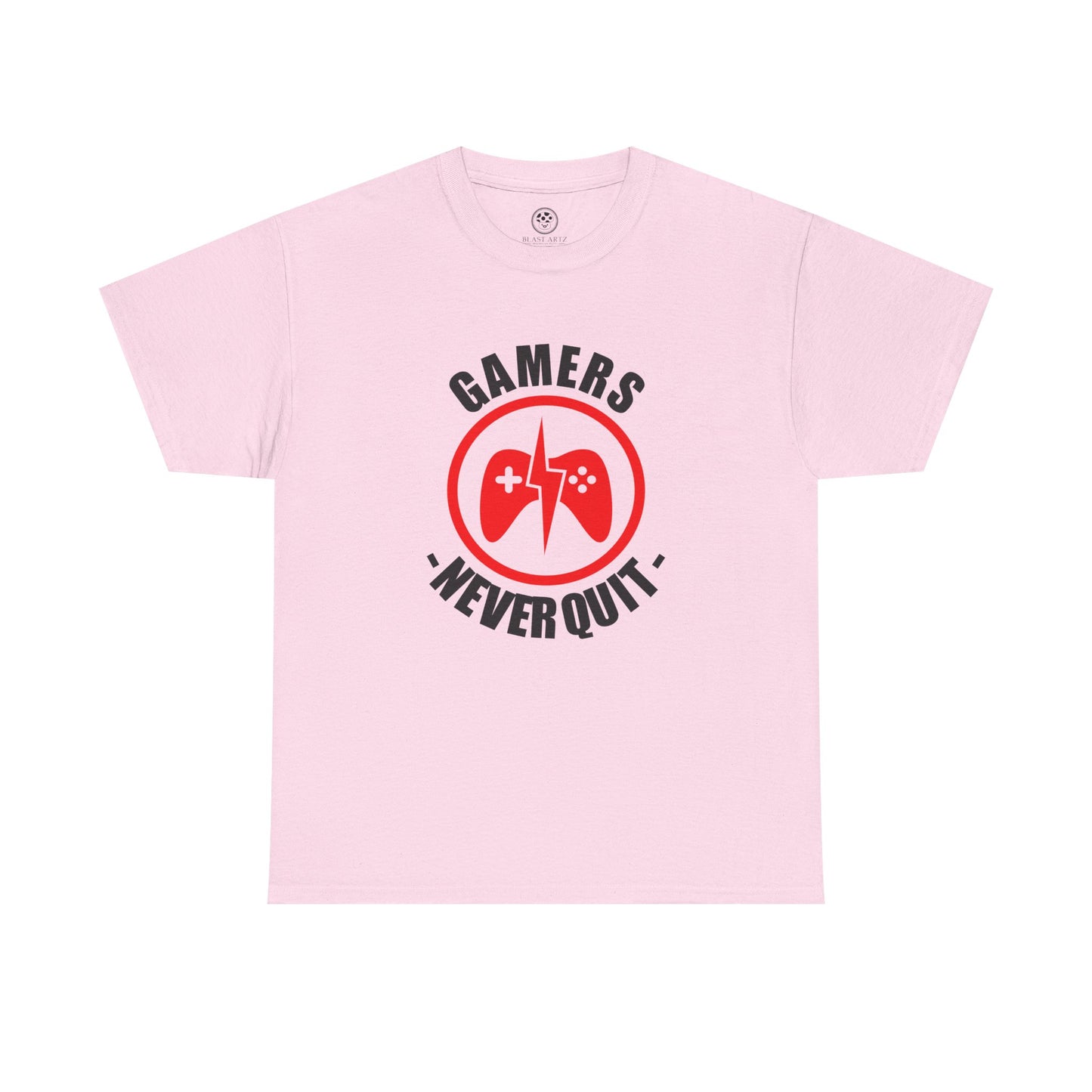 Gamers Never Quit Tee – Motivational Gamer Shirt