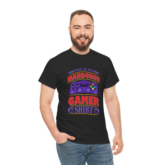 Hardcore Gamer T-Shirt – Funny Gaming Tee