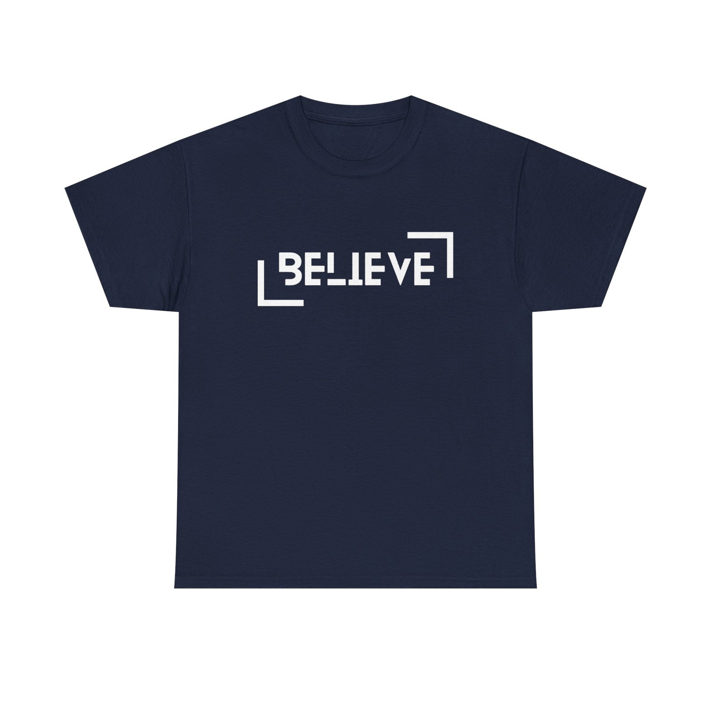 Believe Tee – Minimalist Motivational T-Shirt