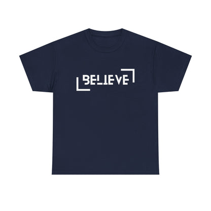 Believe Tee – Minimalist Motivational T-Shirt