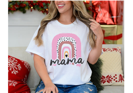 Mama Rainbow Tee – Boho Style Mother’s Day Shirt