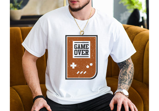 Game Over Retro Tee – Funny Gamer Shirt
