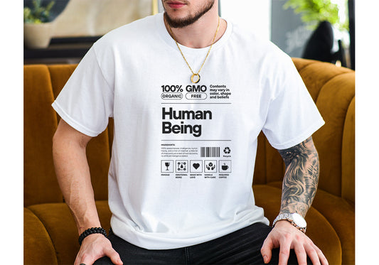 Human Being Spec Sheet Tee (White)