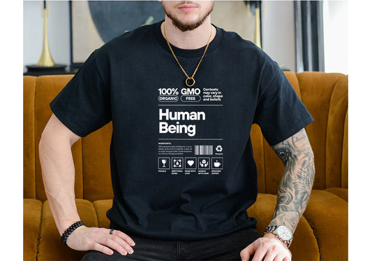 Human Being Spec Sheet Tee (Black)