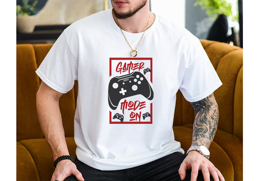 Gamer Mode ON Tee – Cool Gaming Shirt