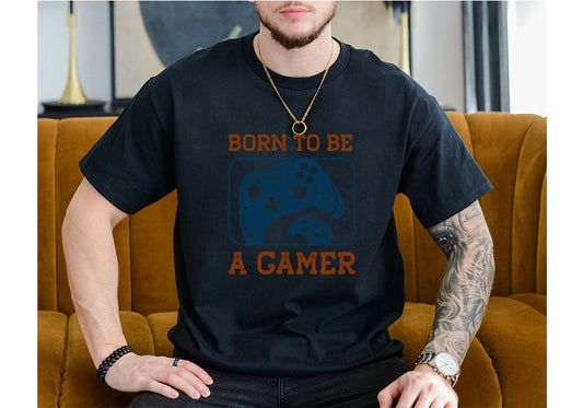 Born to Be a Gamer Tee – Funny Gaming Shirt