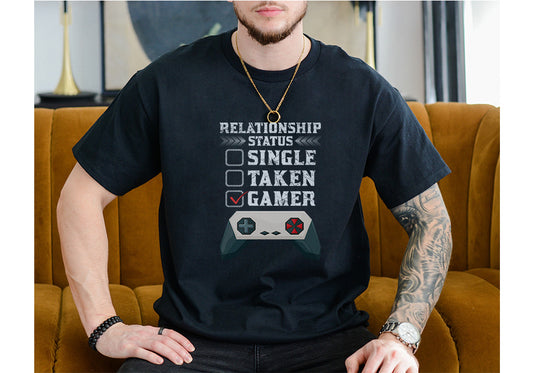 Relationship Status Gamer Tee – Funny Gaming Shirt