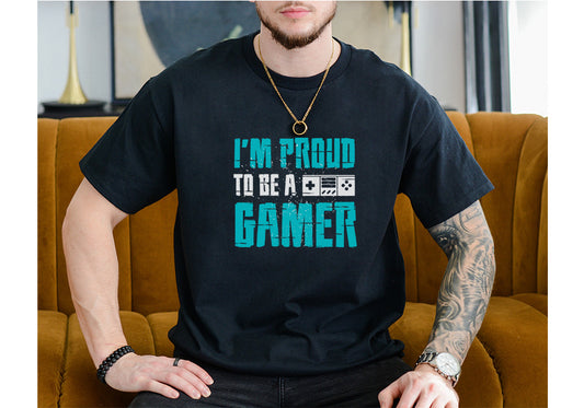 Proud to Be a Gamer Tee – Funny Gaming Shirt