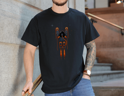 Astronaut Jetpack T-Shirt – Sci-Fi Space Explorer Tee