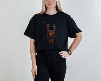Astronaut Jetpack T-Shirt – Sci-Fi Space Explorer Tee