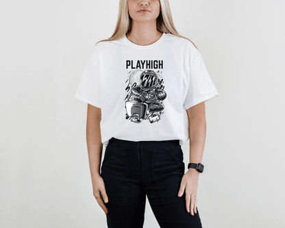 Astronaut Gaming T-Shirt – Retro Space Gamer Tee