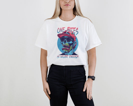 One Bite Zombie Attack Tee – Creepy Horror Shirt
