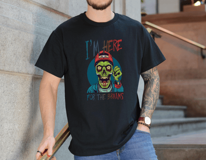Love of Brains Zombie Tee – Creepy Undead Horror T-Shirt