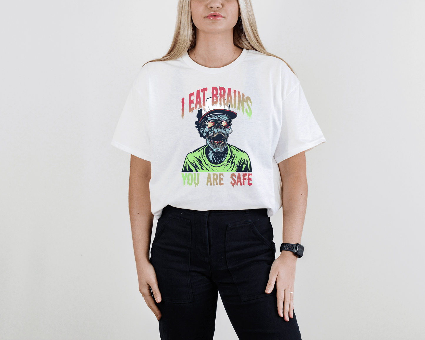 Brains Zombie Attack Tee – Horror Streetwear