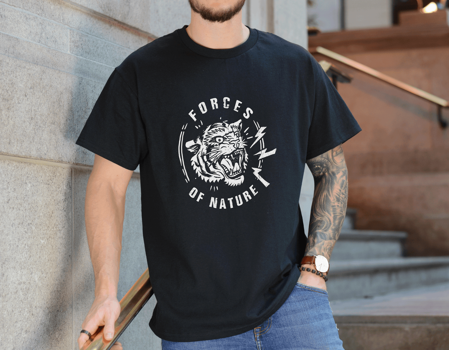 Forces of Nature Tiger Tee – Statement Shirt