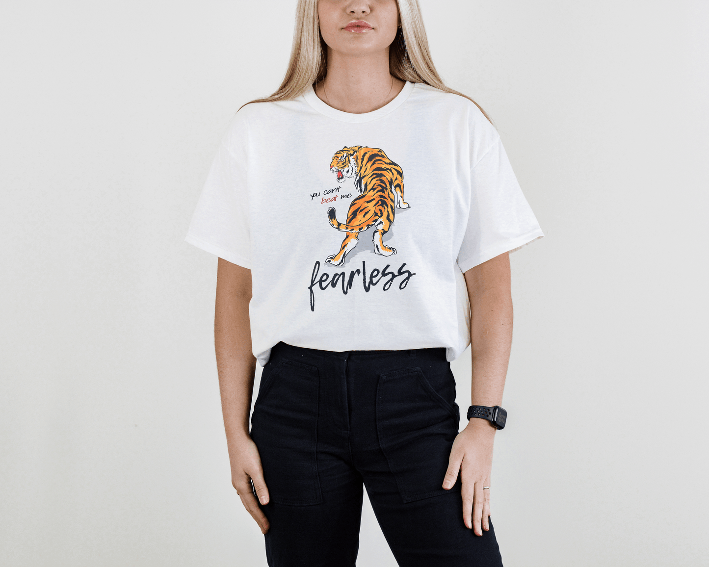 Fearless Monster Tiger Tee – Statement Shirt
