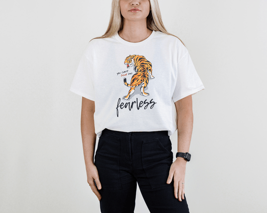 Fearless Monster Tiger Tee – Statement Shirt