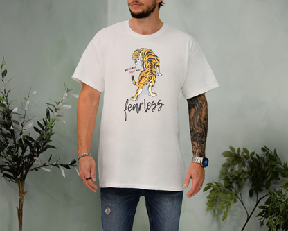Fearless Monster Tiger Tee – Statement Shirt