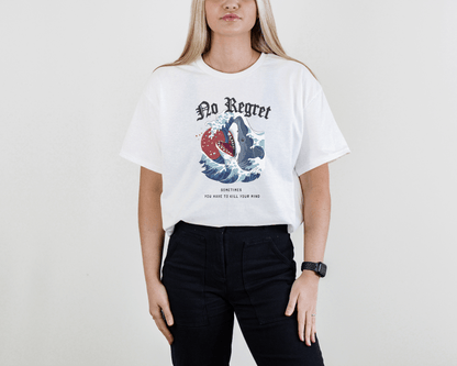 Shark Tee – No Regrets Ocean Graphic Shirt