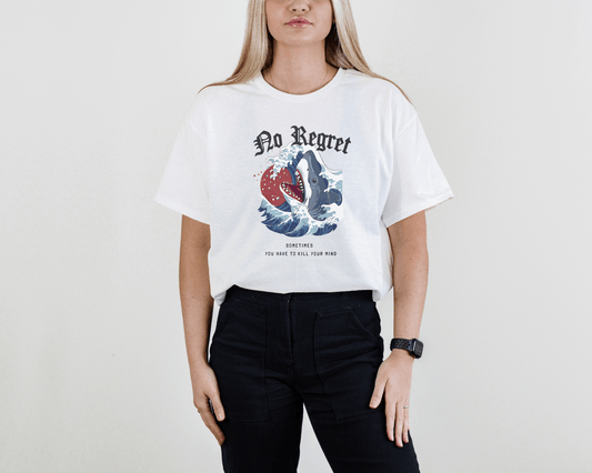 Shark Tee – No Regrets Ocean Graphic Shirt