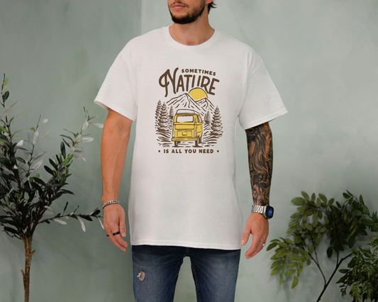 Nature Life Tee – Happy Vibes Adventure Shirt