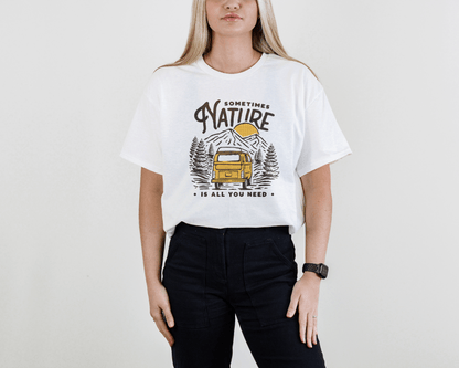 Nature Life Tee – Happy Vibes Adventure Shirt