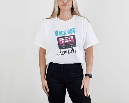 Rock Out Tee – Music and Adventure Graphic Shirt