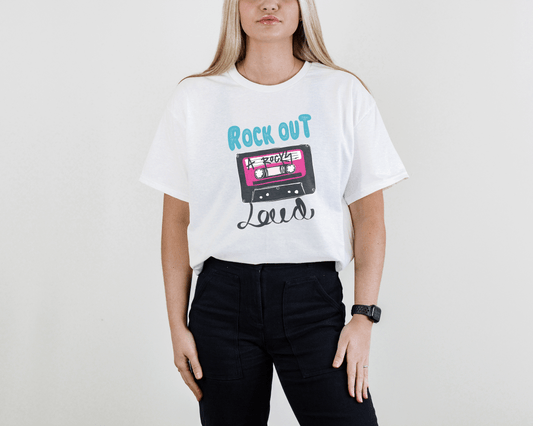 Rock Out Tee – Music and Adventure Graphic Shirt