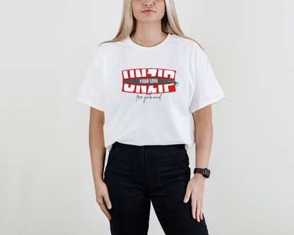 Unzip Your Soul Tee – Bold Graphic Statement Shirt