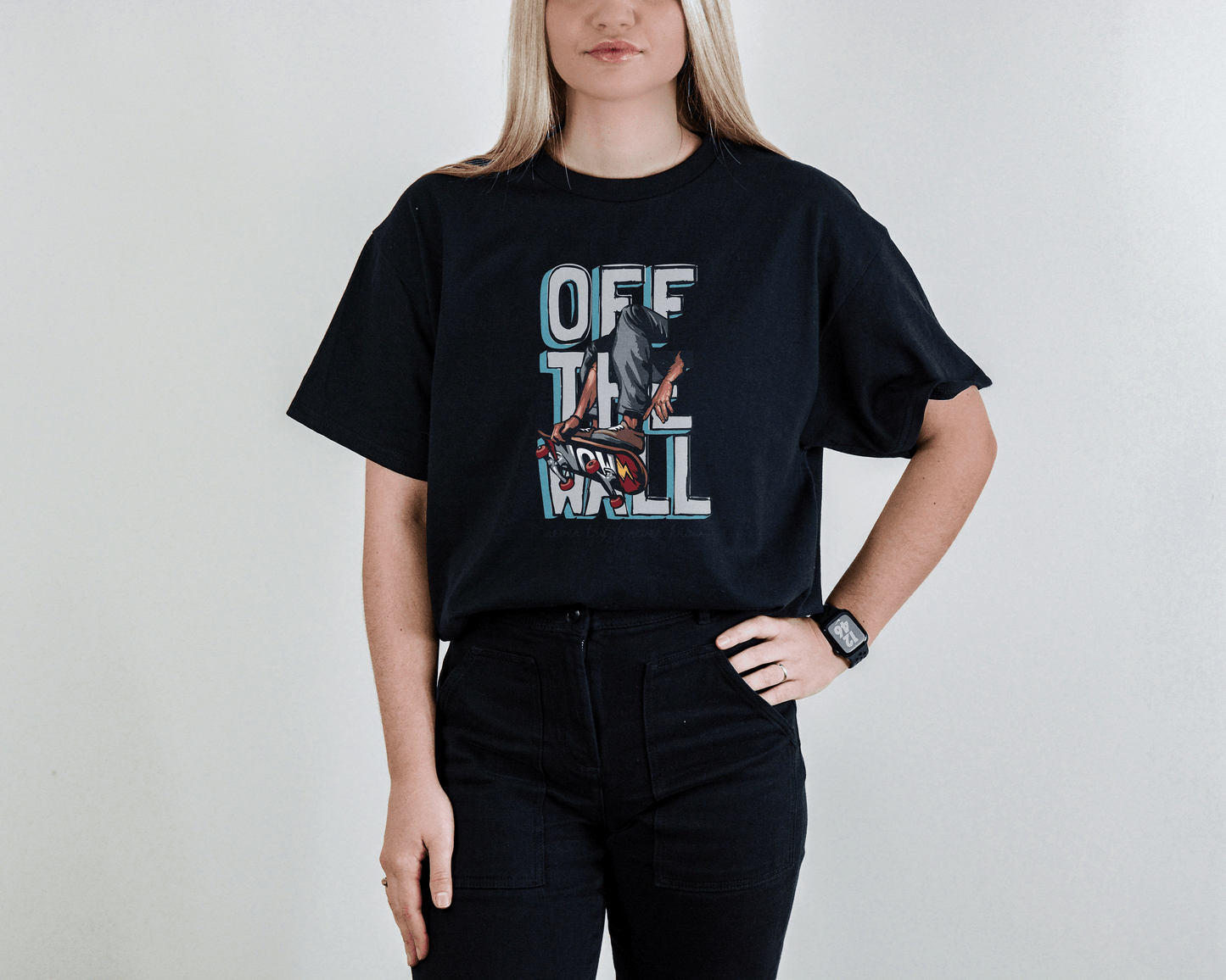 Skate Off the Wall Tee – Streetwear Graphic Shirt