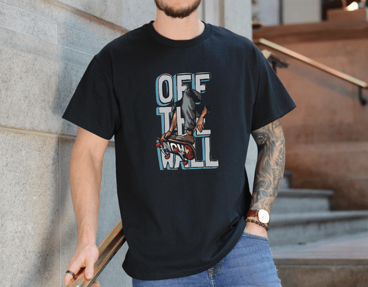 Skate Off the Wall Tee – Streetwear Graphic Shirt