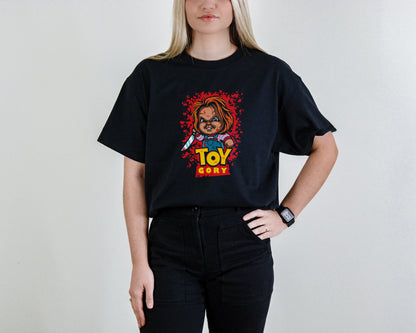Toy Gory Tee – Creepy Doll Horror Shirt