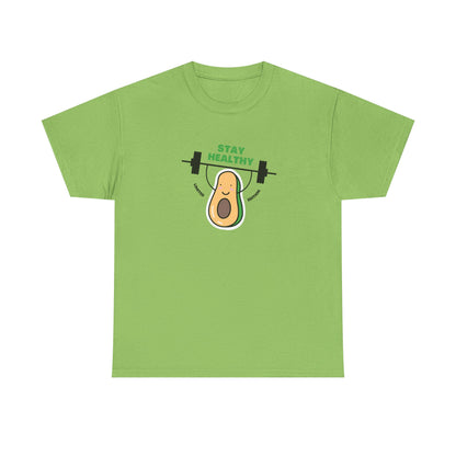 Stay Healthy Avocado Tee – Positive Cotton T-Shirt