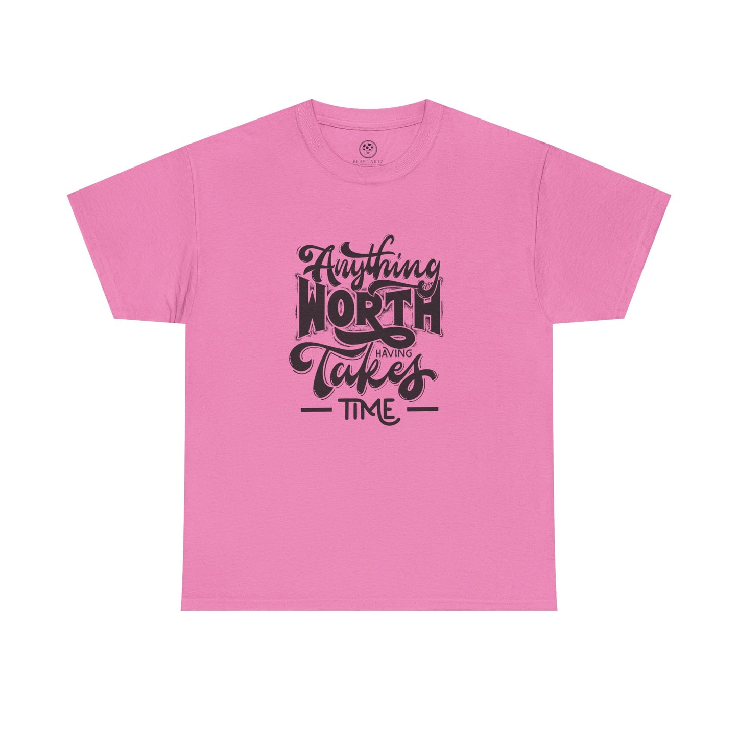 Worth Having White Tee – Motivational Gaming Shirt