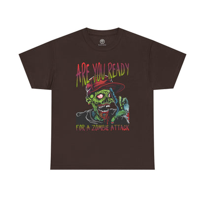 Funny Zombie Attack Tee – Colorful Undead Horror T-Shirt