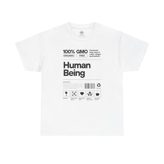 Human Being Spec Sheet Tee (White)